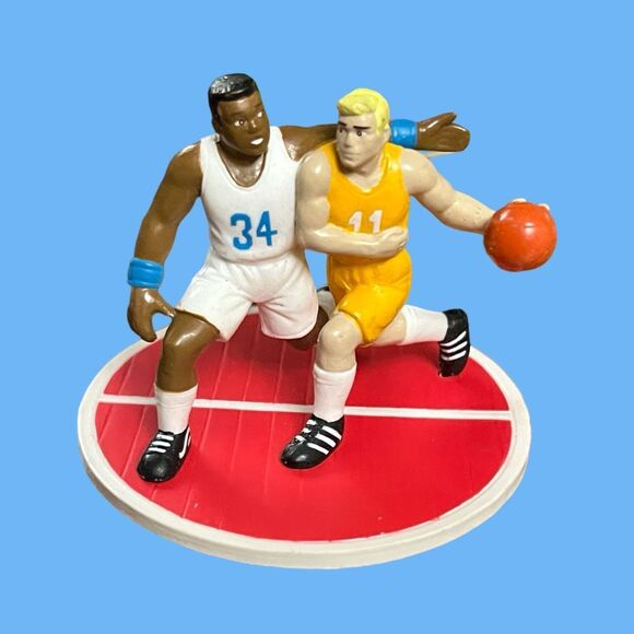 Vintage Deco Pac Vintage Basketball Players Cake Topper B10 - Picture 2 of 6